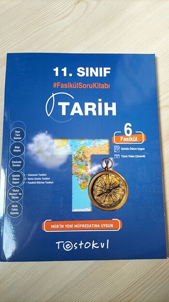 11. Sınıf test okul tarih fasikül soru kitabı 