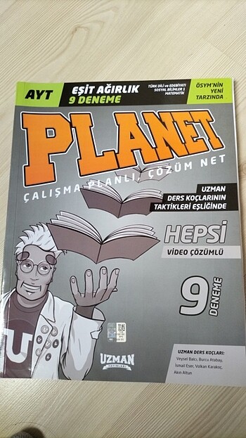 Uzman yayınları ayt eşit ağırlık 9 deneme 