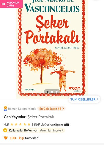 Şeker Portakalı - José Mauro de Vasconcelos - Görsel 4