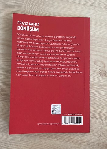 Dönüşüm - Franz Kafka - Görsel 2