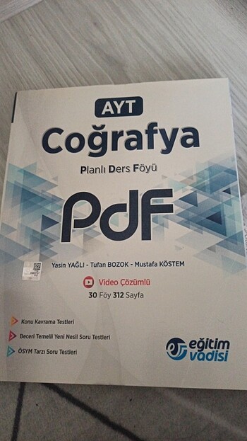 Ayt coğrafya eğitim vadisi 