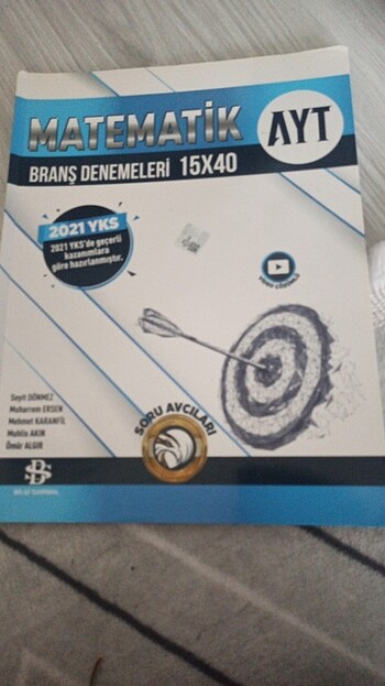 Ayt matematik branş denemeleri Bilgi sarma yayınları 