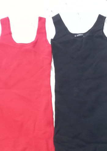 xs Beden Siyah V Yaka Midi Spor Elbise 2 li satıyorum