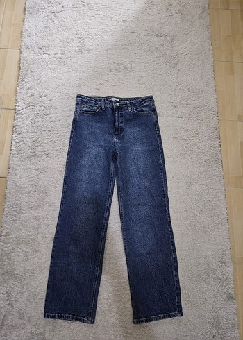 Defacto Koyu Mavi Rahat Kesim Denim Jean