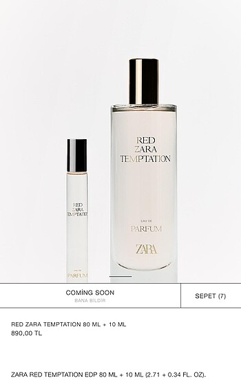 Zara Zara red temptation