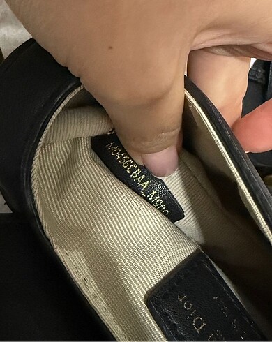  Beden siyah Renk Dior mini saddle