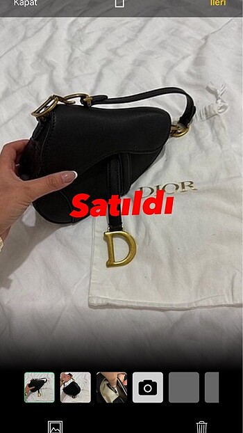 Dior mini saddle