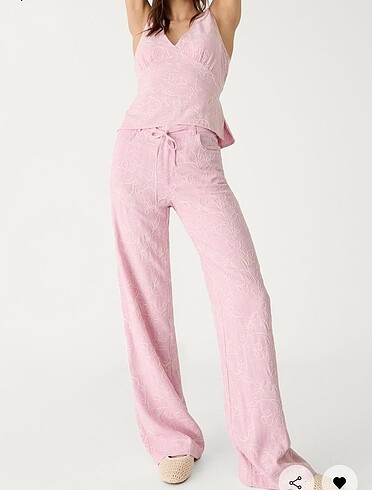 34 Beden pembe Renk Pantalon