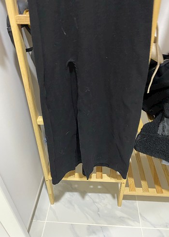 Siyah Yüksek Yakalı Uzun Kollu Elbise - Görsel 2