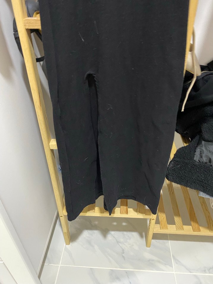 Siyah Yüksek Yakalı Uzun Kollu Elbise - Görsel 2