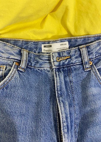 Düğmeli Bol Kesim Pantolon - Görsel 3