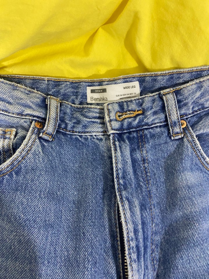 Düğmeli Bol Kesim Pantolon - Görsel 3