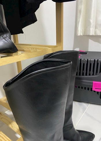 Klasik  Topuklu Çizme - Görsel 3