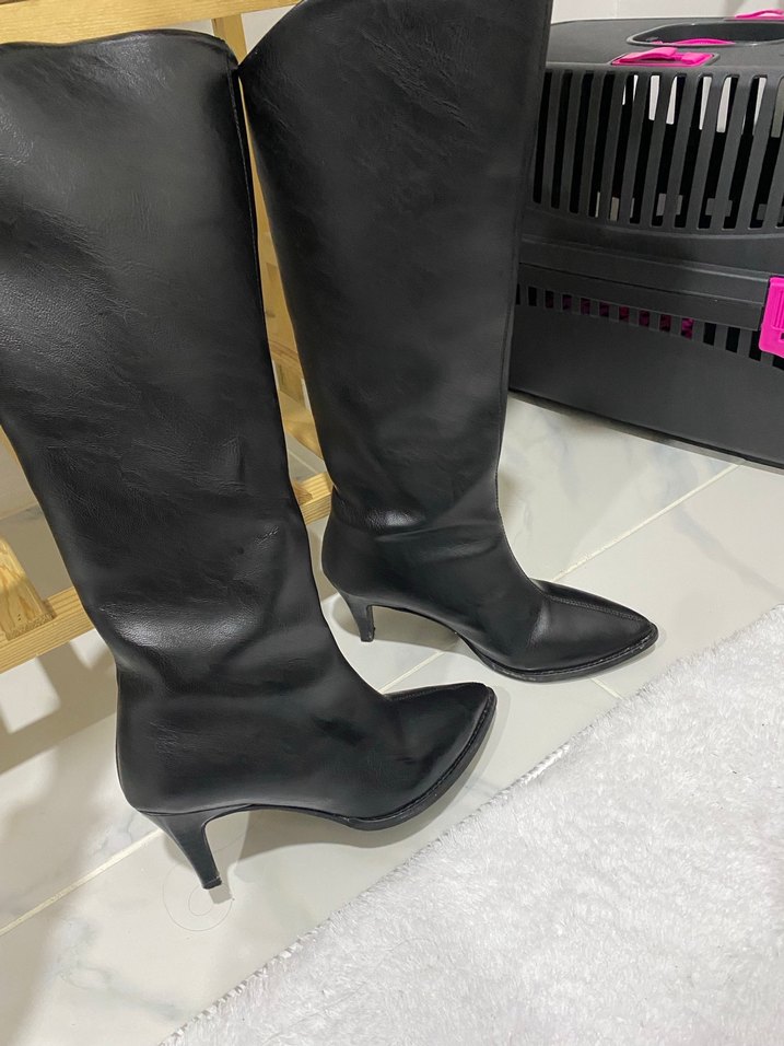 Klasik  Topuklu Çizme - Görsel 2