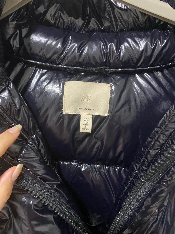 Siyah KParlak Kadın Mont - Görsel 3