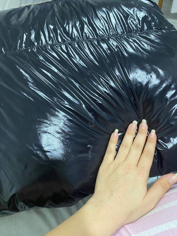 Siyah KParlak Kadın Mont - Görsel 5