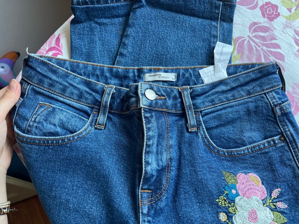 Mom jean addax defacto skiny jean 34 36 beden - Görsel 2