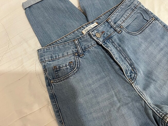 Colin's Kedi işlemeli mom jean 34-36