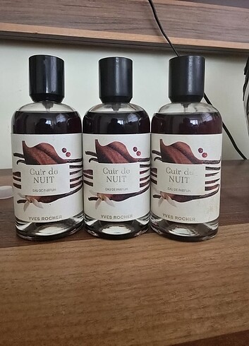 3 adet yves rocher cuir de nuit