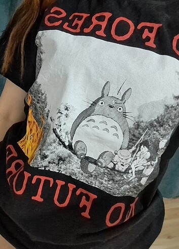 s Beden Köstebek totoro anime Tshirt
