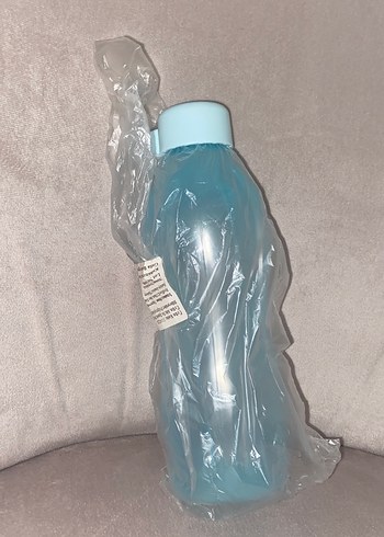 Pastel Mavi Plastik Su Şişesi tupperware 500 ml - Görsel 2