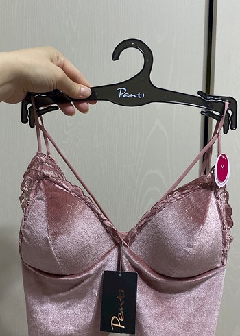 m Beden Penti Pembe Mini Goth Büstiyer