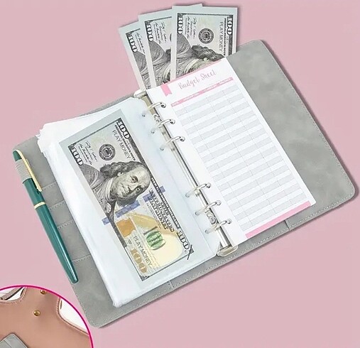 Birikim ajandası bütçe planlayıcı defter