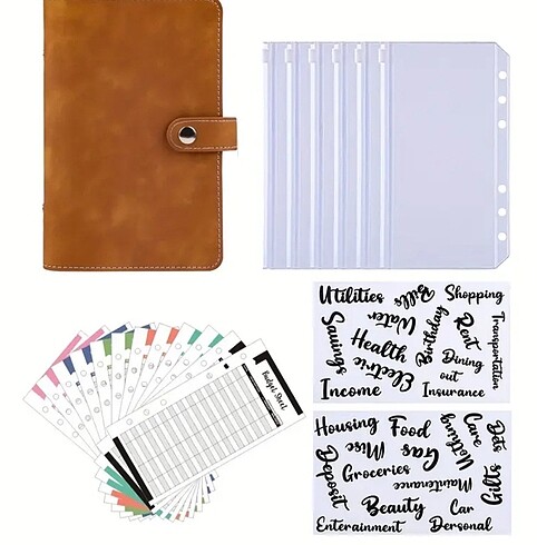 Birikim ajandası bütçe planlayıcı defter