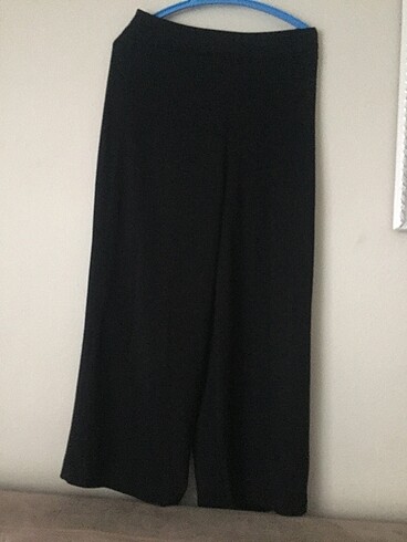 38 Beden siyah Renk Dilvin kumaş etekli pantolon