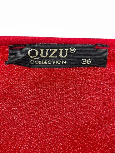 36 Beden kırmızı Renk Quzu Bluz %70 İndirimli.