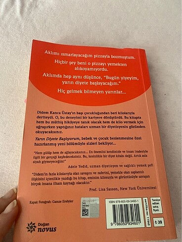  Yarın diyete başlıyorum