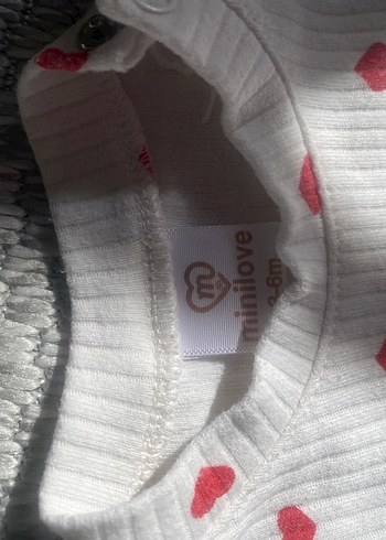 HelloBaby Kısa Kollu, V Yakalı Örgü Bebek Body