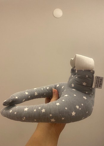 Yıldız Desenli Gri Biberon tutucu - Görsel 2