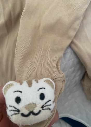 Bej Erkek Çocuk Dar Kesim Pantolon - Görsel 2