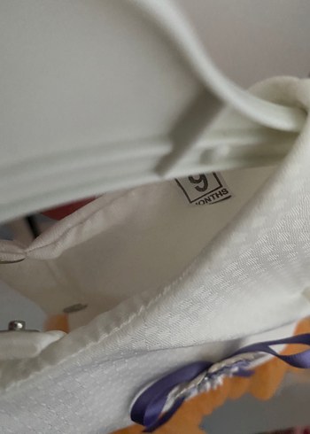 Kız Çocuk Turuncu Tül Etekli Elbise - Görsel 3