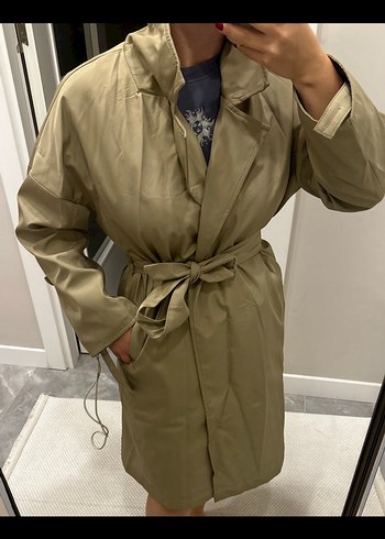 Trendyol & Milla Kadın Bej Midi Trençkot