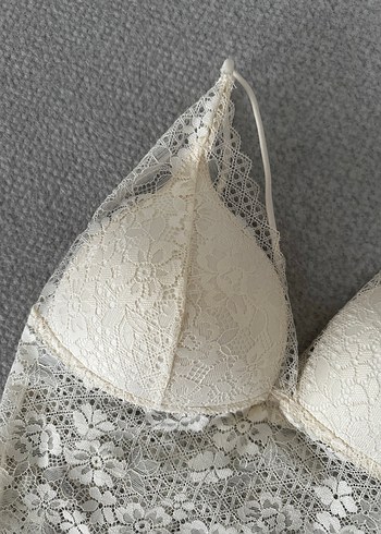 Dantelli Bralet Büstiyer Penti - Görsel 2