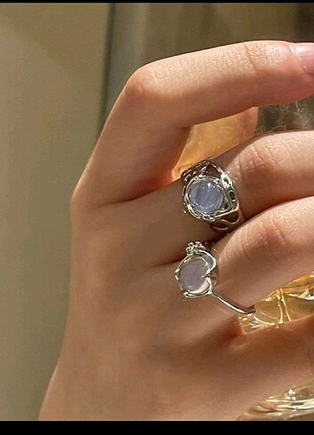 Accessorize İkili yüzük seti aytaşı