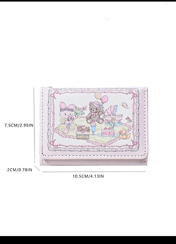 Diğer Coquette pembe tavşanlı cüzdan