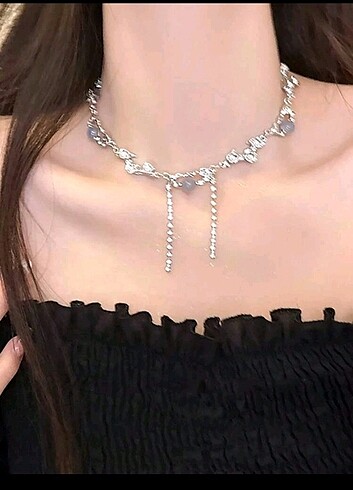 Pandora Y2k parlak Çiçekli choker