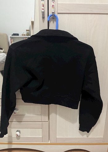 s Beden siyah Renk Calvin klein Siyah Mini Crop Sweatshirt