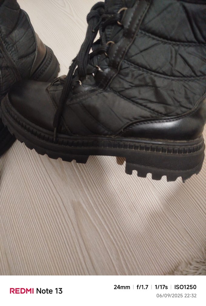 Siyah Bağcıklı Stiletto Topuklu Kadın Bot - Görsel 3