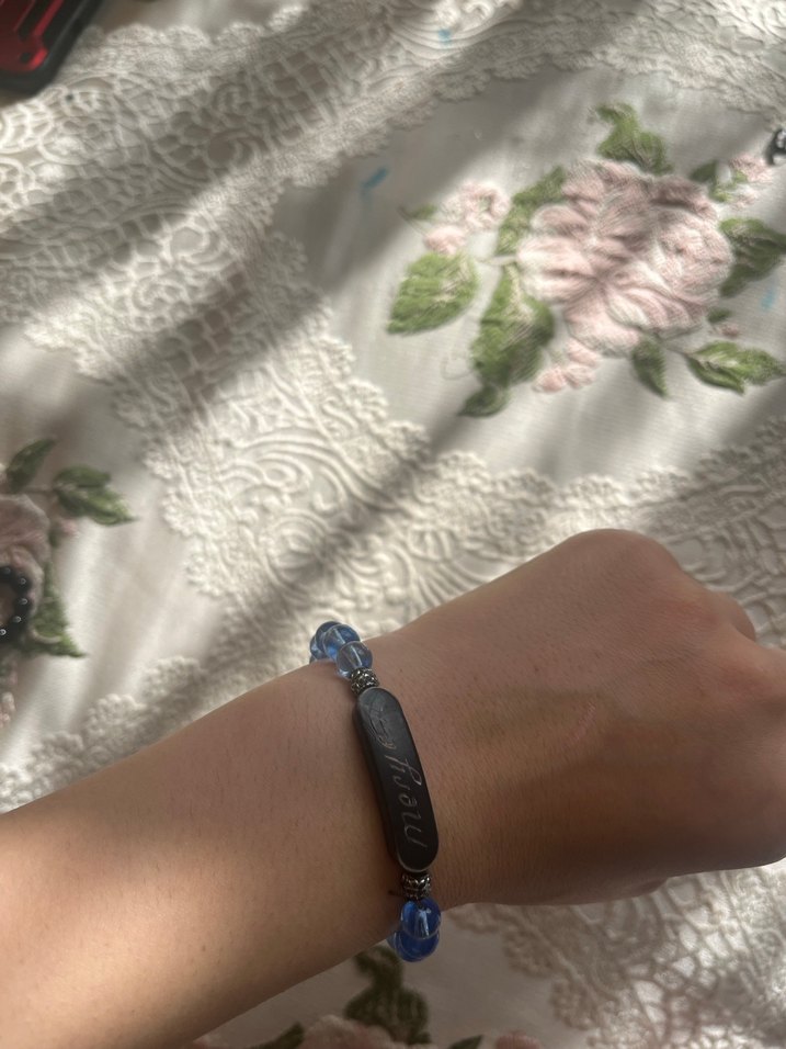 Mavi Boncuklu Bohem Kadın Bileklik - Görsel 3