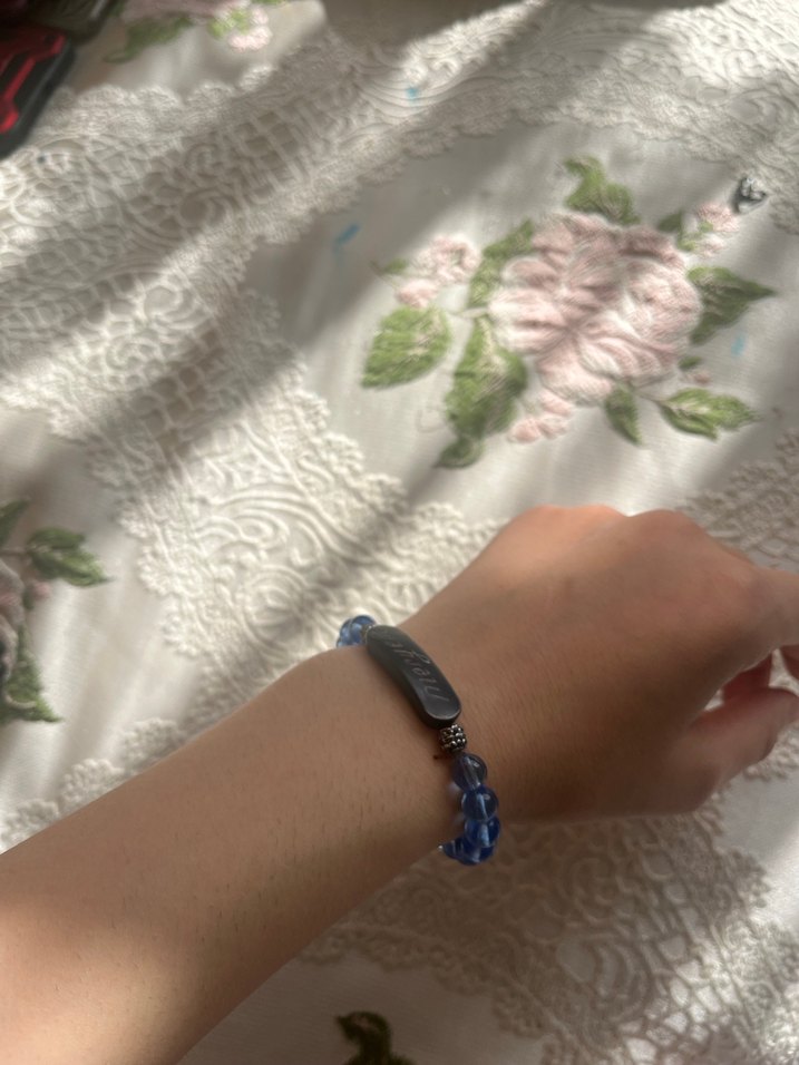 Mavi Boncuklu Bohem Kadın Bileklik - Görsel 2