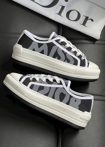Dior Beyaz Gri Platform Sneakers