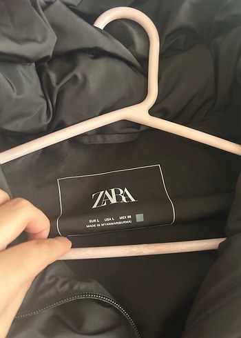 Zara zara kontrast şişme yelek