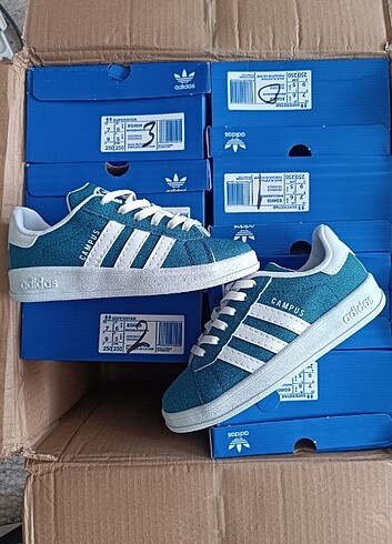 38 Beden mavi Renk Adidas Spor Sneaker Ayakkabı 