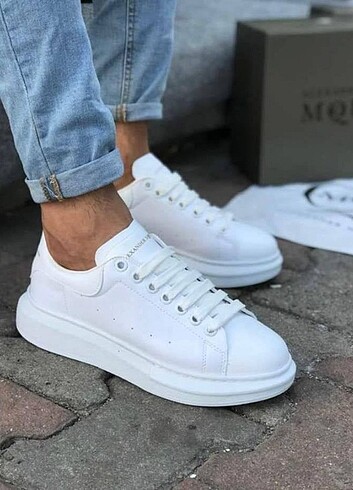 Beyaz Mcqueen Spor Ayakkabı 