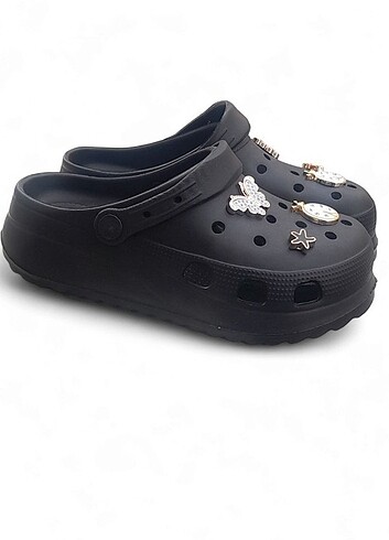40 Beden Siyah Crocs Terlik