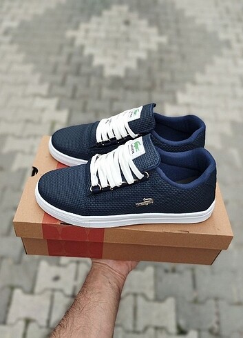 Lacivert Lacoste Spor Sneaker 